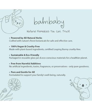 Balm Baby Eczema Calmer - Natural Organic Eczema Dry Skin Itch Relief Balm For Kids - Soothing Moisturizer with Calendula for Sensitive Skin - Glass Jar (Unscented) - Buy Online on GoSupps.com