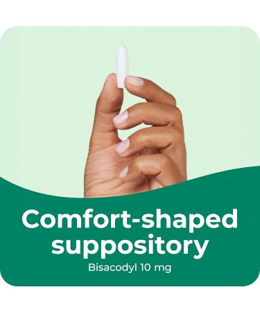 Dulcolax Stimulant Laxative Medicated Suppositories, Predictable & Effective Constipation Relief, Bisacodyl 10 mg, 4 Count 4 Count (Pack of 1) Suppositories - Buy Online on GoSupps.com