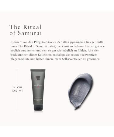 RITUALS The Ritual of Samurai Charcoal Scrub - 125ml Facial Scrub for Glowing Skin | International Shipping Available - Buy Online on GoSupps.com