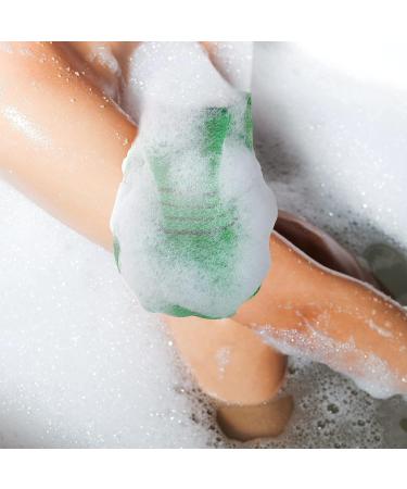 Molain 5Pcs Asian Exfoliating Washcloth Italy Towel - Dual-Sided Exfoliating Glove - Remove Dead Skin, Callus, and Scrub in Shower Spa - Bath Accessories in Pink/Blue/Green/Yellow - Buy Online on GoSupps.com