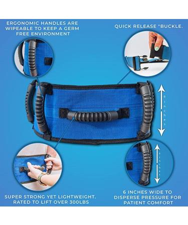 Transfer Gear Belt Passelnation - Multifunctional Care Belts for Seniors | 5 Handle Gait Aid for Safe Walking & Mobility - Buy Online on GoSupps.com