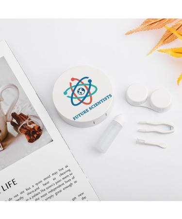 Buy Future Scientists Round Contact Lens Kit - Portable Storage Box with Mirror | Cute Lens Holder for International Shipping - Buy Online on GoSupps.com