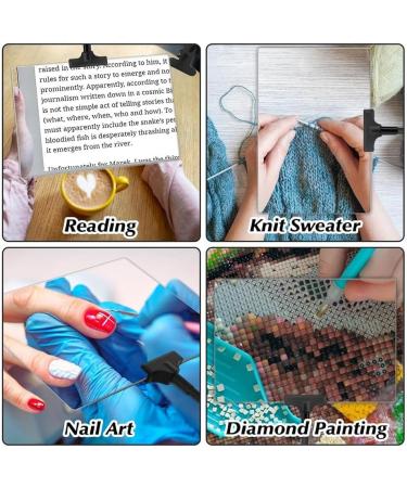 piuryue 5X Magnifying Glass with Clip 6x3.5 Inch Magnifier with Clamp Adjustable Flexible Gooseneck Clip on Magnifying Glass Easy Install Easy to Use - Buy Online on GoSupps.com