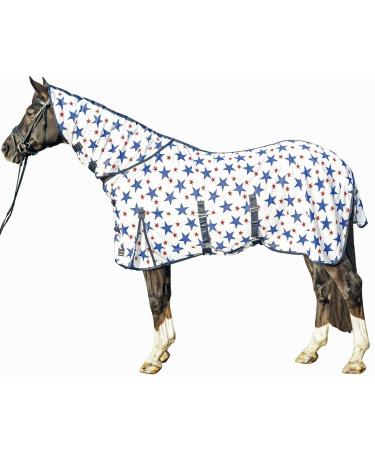 HKM Stars Combo Horse Blankets White/Dark Blue 165 white / dark blue - 1269 165