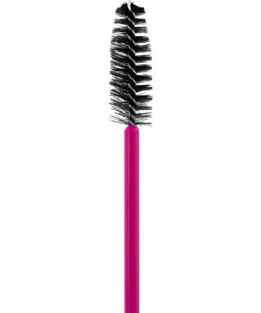 Profico 50-Piece Disposable Eyelash Brush Set | Dark Pink & Black Mascara Applicators for Eyelash Extensions - Buy Online on GoSupps.com