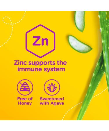Zarbee's Baby Immunity Syrup Zinc Honey-Free Immune System Support Sweetened with Agave 59 mL - Buy Online on GoSupps.com