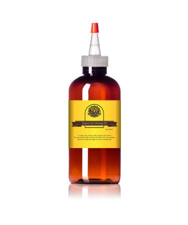 Organic Hair Growth Oil by Oslove Organics -Blend of virgin organic oils for fast hair growth