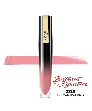 L'Or al Paris Brilliant Signature Be Captivating Lip Gloss 0.21 Fl Oz - Long-Lasting Shine and Color - Pack of 1 - Buy Online on GoSupps.com