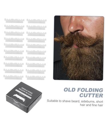 NOLITOY 100pcs Men's Razor Blades - Premium Stainless Steel Safety Shaver for Body & Face Hair - Ideal for Barbershop & Home Use - Buy Online on GoSupps.com