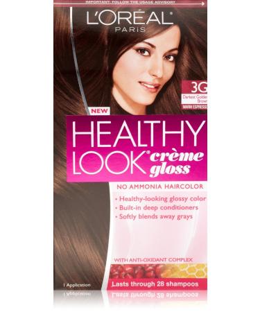 3 Pk Healthy Look Creme Gloss Darkest Golden Brown / Warm Espresso #3G