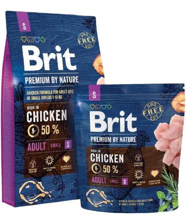 Brit Premium by Nature Adult S Poulet 3 kg - Buy Online on GoSupps.com