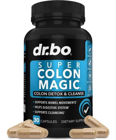 Colon Cleanser Detox for Weight Flush - 15 Day Colon Cleanse Pills & Probiotic - Fast Natural Laxative Constipation Relief Bowel Movement Supplements for Intestinal Stomach Bloating Gut Loss Support