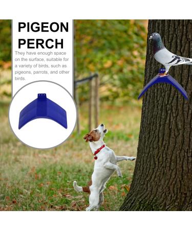 Villcase Pigeon Seating Board - 30 Durable Plastic Pigeon Stands & Bird Accessories in Random Blue Color for Pigeons & Other Birds - Buy Online on GoSupps.com