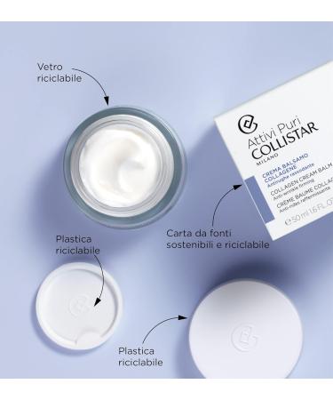 Collistar Active Pure Collagen Balm Cream Face Cream with Anti-Wrinkle and Firming Effect for All Skin Types Free from Silicone Alcohol and Dyes 50 ml - Buy Online on GoSupps.com