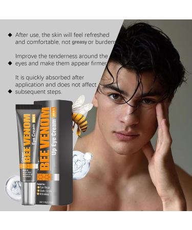  homomdy Set of 6 Bee Venom Eye Creams for Men - Anti-Wrinkle Cream - Improves Dark Circles - Anti-Aging Eye Contour Cream for Men - Reduces Puffiness and Under-Eye Bags - Buy Online on GoSupps.com