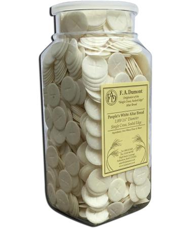 F.A. Dumont Altar Bread 1 1/8 Wholemeal 1000/Container - Premium Quality for Church Services - Buy Online on GoSupps.com