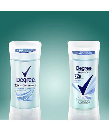 Degree Advanced Shower Clean Antiperspirant for Women 2.6 oz - Pack of 4 | 72-Hour Sweat & Odor Protection with MotionSense Technology - Buy Online on GoSupps.com