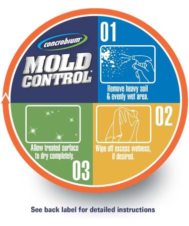 Concrobium 25326CAL Mold Control Spray - 32 oz Trigger Spray for Effective Mold Removal | Fast International Shipping - Buy Online on GoSupps.com