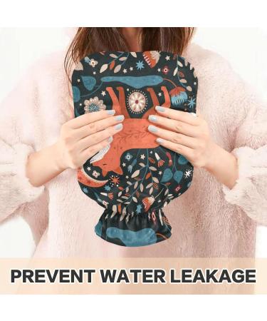 Shop Naanle Moon Fox Hot Water Bottle - 1L Transparent Heating Bag for Pain Relief & Cold Therapy | International Shipping - Buy Online on GoSupps.com