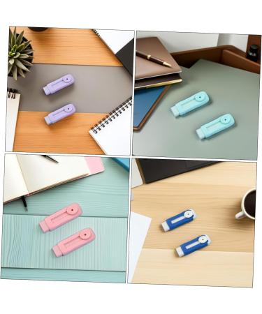  Angoily Angoily 12 Push The Eraser Travel Eraser Push Pull Eraser Retractable Pencil Erasers Pengum Drawing Pencil Eraser Sliding Retractable Erasers For School Portable ABS - Buy Online on GoSupps.com