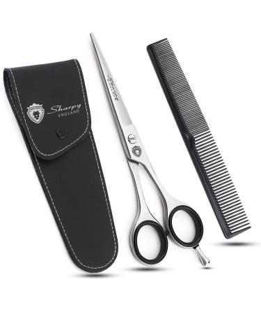 Professional Hairdressing Scissors - Hairdresser Scissors Size 6.0" Inch - Grooming Hair Cutting Barber Salon Shears for Men and Women