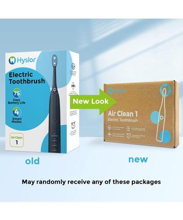Hyslor Sonic Electric Toothbrush with 6 Brush Heads | Rechargeable Power Toothbrush | 4 Modes | Blue Cosmic Blue - Buy Online on GoSupps.com