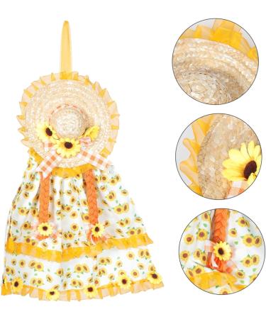 Zerodeko Thanksgiving Hanging Ornament Harvest Door Puppet Decor Fall Pendant Party Decoration Festival Scarecrow Doll Hanging As Shown 54x46cm - Buy Online on GoSupps.com