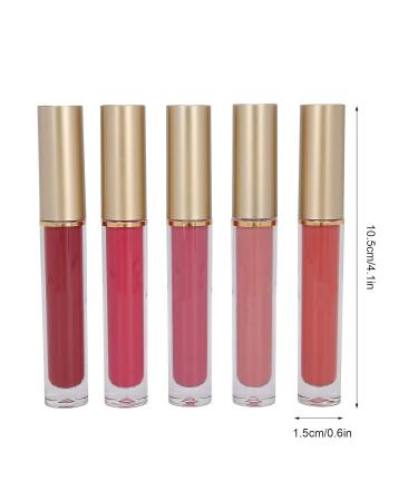 5pcs Liquid Lipstick Set - Long Lasting Waterproof Lip Gloss Matte Makeup (#01 WHISPER) - International Shipping Available - Buy Online on GoSupps.com