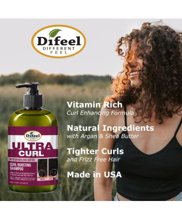 Difeel Ultra Curl 2-PC Set | Curl Enhancing Shampoo & Conditioner 12 oz - Best for Defined Curls | International Shipping - Buy Online on GoSupps.com