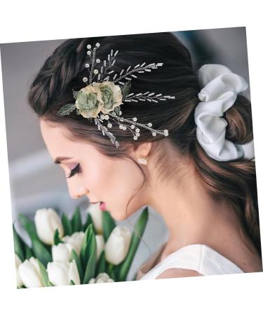 minkissy Hair Clips Hair Barrettes Hair Jewelry Bride Hair Accessory Bride Headpiece Bride Accessories Headpiece for Bride Hair Accessories Wedding Rhinestones Bridesmaid Manual Issue Card - Buy Online on GoSupps.com