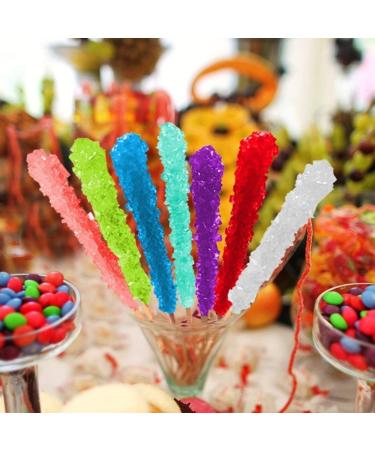 36 Extra Large Espeez Crystal Rock Candy Sticks - Assorted Flavors - Perfect for Candy Parties, Weddings, and Showers - Buy Online on GoSupps.com