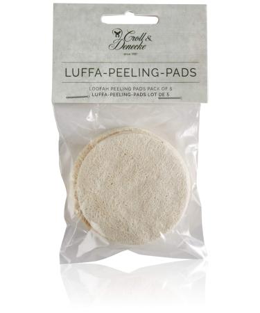CROLL & DENECKE loofah peeling pads 5 pieces round