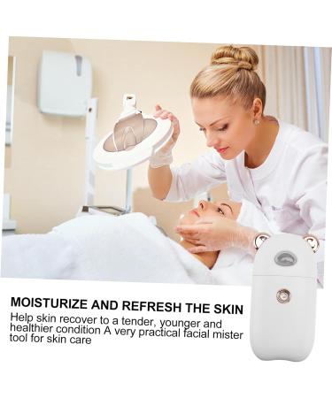 FOMIYES 2 Pcs Beauty Humidifier Facial Mister Portable Face Electric Aroma White Abs - Buy Online on GoSupps.com