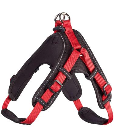 HUNTER harness Neoprene Vario Quick 45 - 55 cm red/black red/black nylon neoprene reflective 45 - 55 cm