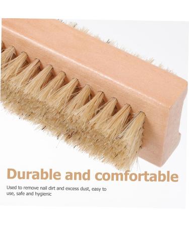 Beaupretty 1pc Nail Dust Brush Nail Tools Nail Clean up Brush Cleaning Scrubber Cleaning Nail Brush Wooden Nail Scrubber Fingernail Brush Fingernail Tool Practical Bristle Nail Brush Manicure - Buy Online on GoSupps.com