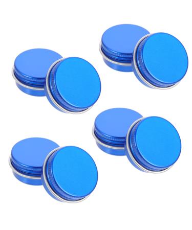 FRCOLOR Candles candle storage jar empty tins wear-resistant lip balm tin scented votive candles multi-function screw tins metal small tins salve container bead mini travel Storage