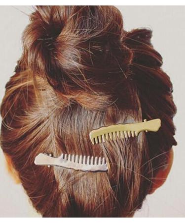 2pcs women girls hair clip accessories barrette pin comb accessories