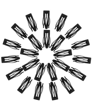 Greoer 20 Pieces Metal Snap Hair Clips 1.87 inches Double Grip Hair Clips with 3 comb teeth No Slip Hair Barrettes for Women and Girl Women Hair Accessories for Making-up Bathing Salon Supplies