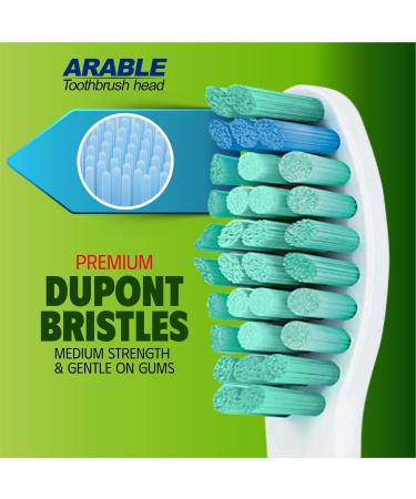 Arable 8 Pcs Philips Sonicare Toothbrush Head Compatible with Philips Sonicare Electric Toothbrush Replacement Heads FlexCare EasyClean Fit Plaque Control Gum Health HealthyWhite DiamondClean Essence+ and Most Snap-on Handles - Buy Online on GoSupps.com