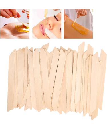 50pcs Wooden Wax Spatulas Applicator for DIY Hair Removal - Quadrilateral Waxing Sticks - Buy Online on GoSupps.com