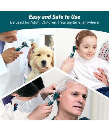 Scian Otoscope Ear Scope with Light - Pocket Diagnostic Tool for Doctors Nurses and Home Use | Green Otoscopes for Ear Infection Detection in Children & Pets - Buy Online on GoSupps.com
