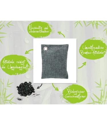 Voyago Bamboo Activated Carbon Air Purifier Bag - Natural Dehumidifier & Odor Eliminator | Fights Mold Bacteria & Formaldehyde - Buy Online on GoSupps.com