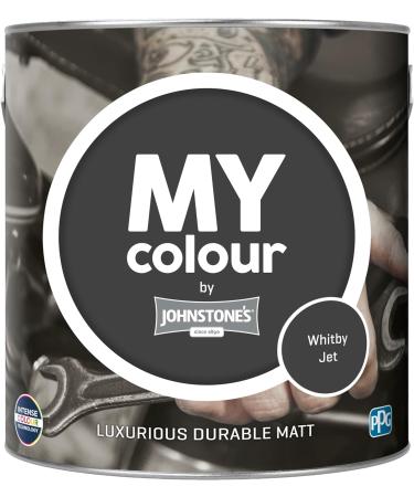 Johnstone's Colour Luxurious Durable Matt Paint - Whitby Jet 2.5L - Buy Online on GoSupps.com