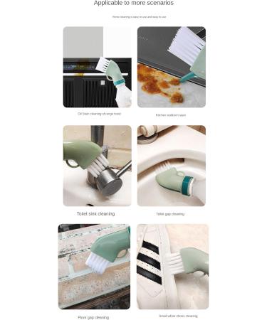 Multi-functional cleaning brush head penetrates deep into crevices and dead ends to easily tackle all types of cleaning challenges Home Cleaning Essentials (Pack of 2) (White) - Buy Online on GoSupps.com