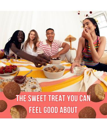 SNACK CONSCIOUS Peanut Butter and Jam Protein Bites 12 x 45g Plant Based Gluten Free Vegan Non-GMO Made in Canada Peanut Butter & Jam - Buy Online on GoSupps.com