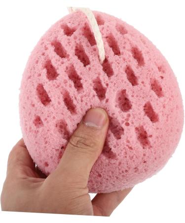 PLAFOPE Bath Sponge Sponges Scrubber Exfoliating Sponge Skin Bath Ball Sponge Bath Balls Bath Back Sponge Bathing Bubble Making Sponge Showering Ball Bath Flower Tool Girl The Bubble Pink - Buy Online on GoSupps.com