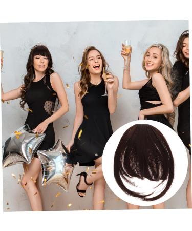 Mikinona Bang Clip Hair Air Bangs Woman Fake Bangs Clip in Hair Bangs Hair Accessories Bangs Hair Clip Fake Hair Bangs Clip in Bangs Hair Bangs Extensions 25X15X2CM Dark Red - Buy Online on GoSupps.com