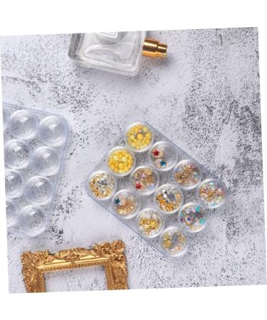 Ipetboom 3 Sets Nail Storage Nail Bead Organizer Small Clear Container Nail Decorations for Nail Art Nail Art Tools Rhinestone Trim Earrings Organizer Nail Beads Manicure Tools Jewelry Pvc - Buy Online on GoSupps.com