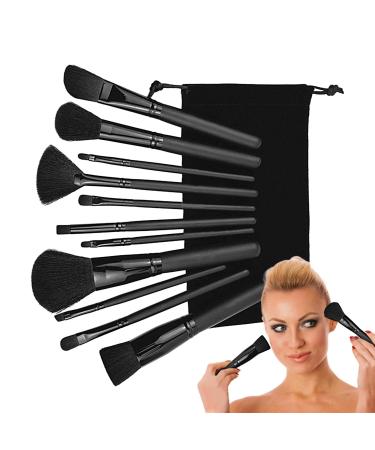 Make Up Brush Sets For Women - Full Face Eye Brush | Black Brushes For Teen Girls Foundation Brushes For Powder Contour Blush For Foundation Blush