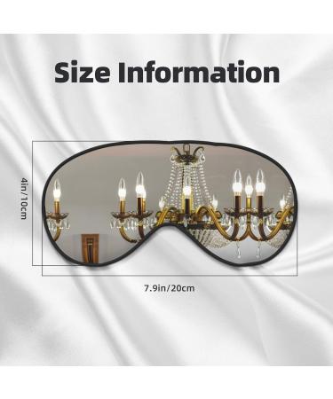 SSIMOO Ball Room Chandelier Sleep Mask - Adjustable Breathable & Fashionable Eye Mask for Comfortable Sleep | International Shipping - Buy Online on GoSupps.com
